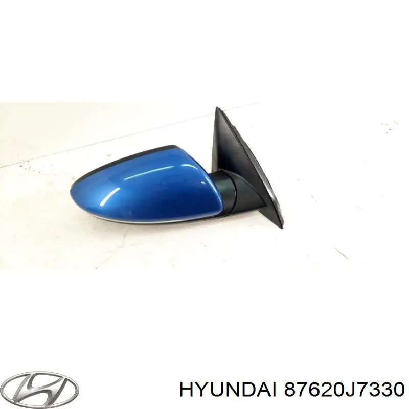 87620J7330 Hyundai/Kia Праве дзеркало заднього виду