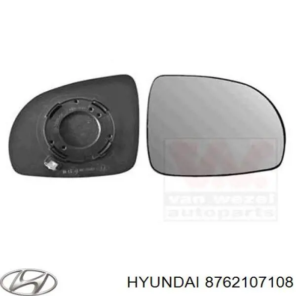 Купити 8762107108 Hyundai/Kia Дзеркальний елемент правого дзеркала заднього виду