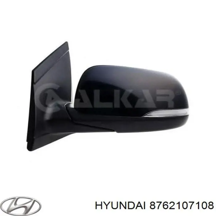 8762107108 Hyundai/Kia Дзеркальний елемент правий
