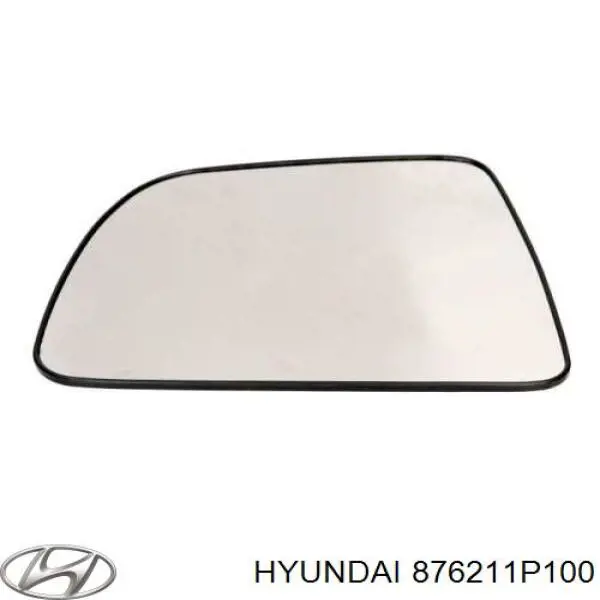 876211P100 Hyundai/Kia Дзеркальний елемент правий