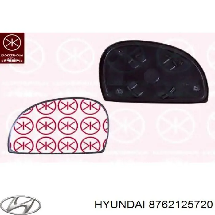 Купити 8762125700 Hyundai/Kia Скло дзеркала заднього виду, правого