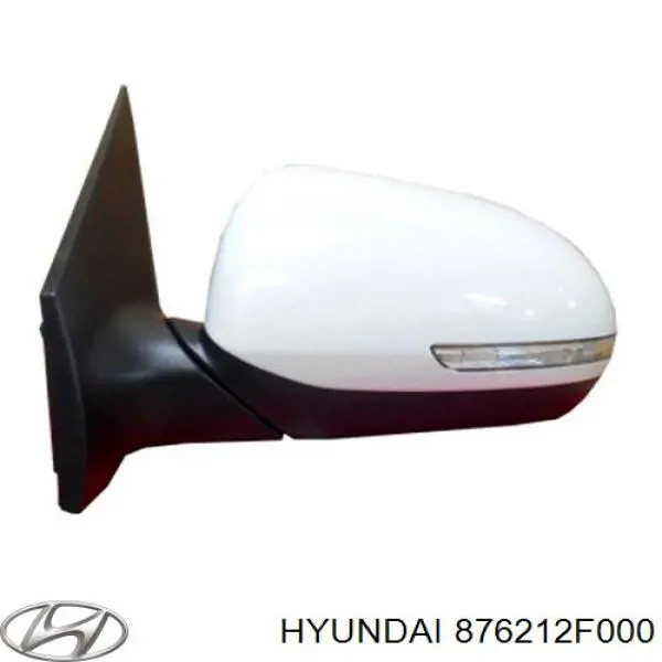 Дзеркальний елемент дзеркала заднього виду, правого 876212F000 Hyundai/Kia