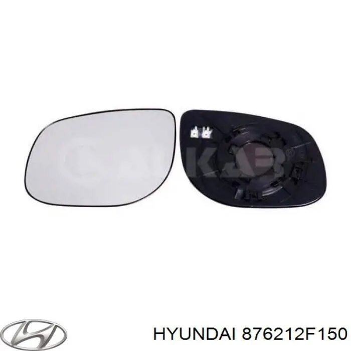 Зеркальный элемент зеркала заднего вида HYUNDAI 876212F150