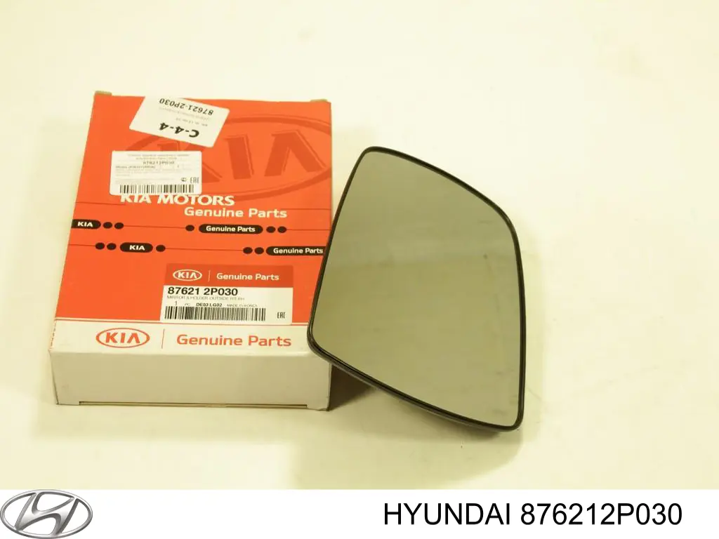 876212P030 Hyundai/Kia Дзеркальний елемент правий