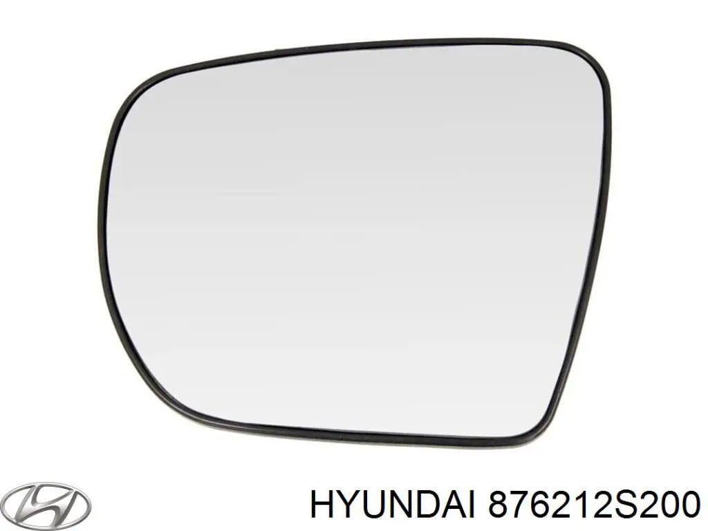 Дзеркальний елемент правого дзеркала заднього виду Hyundai/Kia 876212S200 ціна, від 9.79 USD