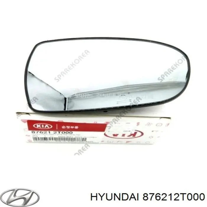 Купити 876212T000 Hyundai/Kia Дзеркальний елемент правого дзеркала заднього виду