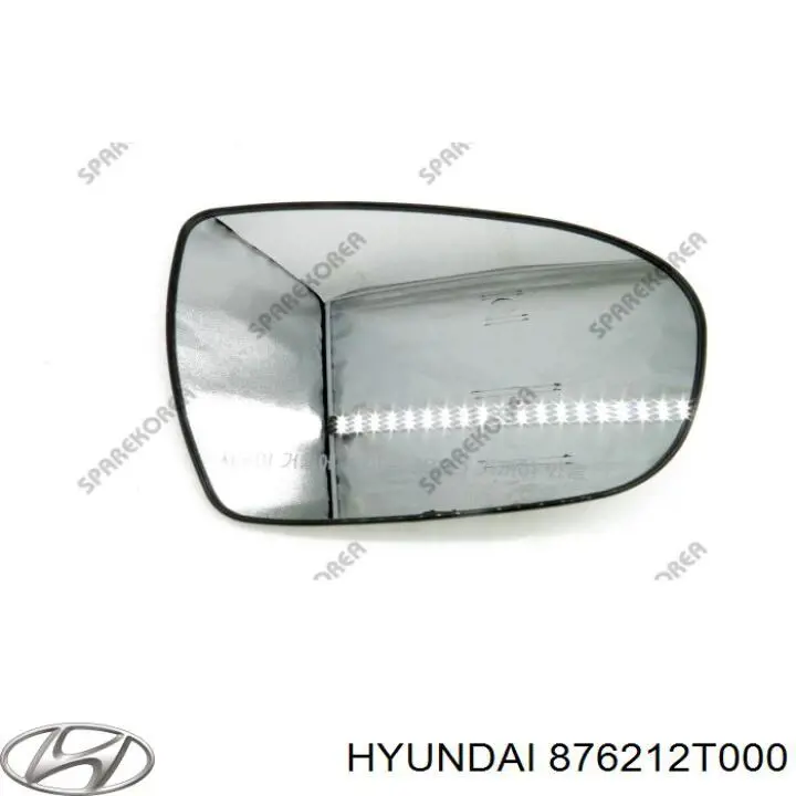 876212T000 Hyundai/Kia Дзеркальний елемент правий