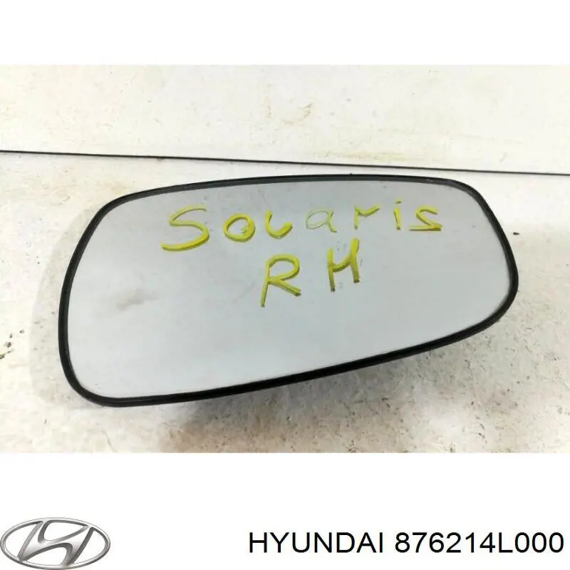 876214L000 Hyundai/Kia дзеркальний елемент дзеркала заднього виду, правого