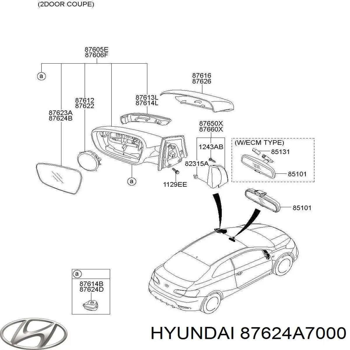 87624A7000 Hyundai/Kia 