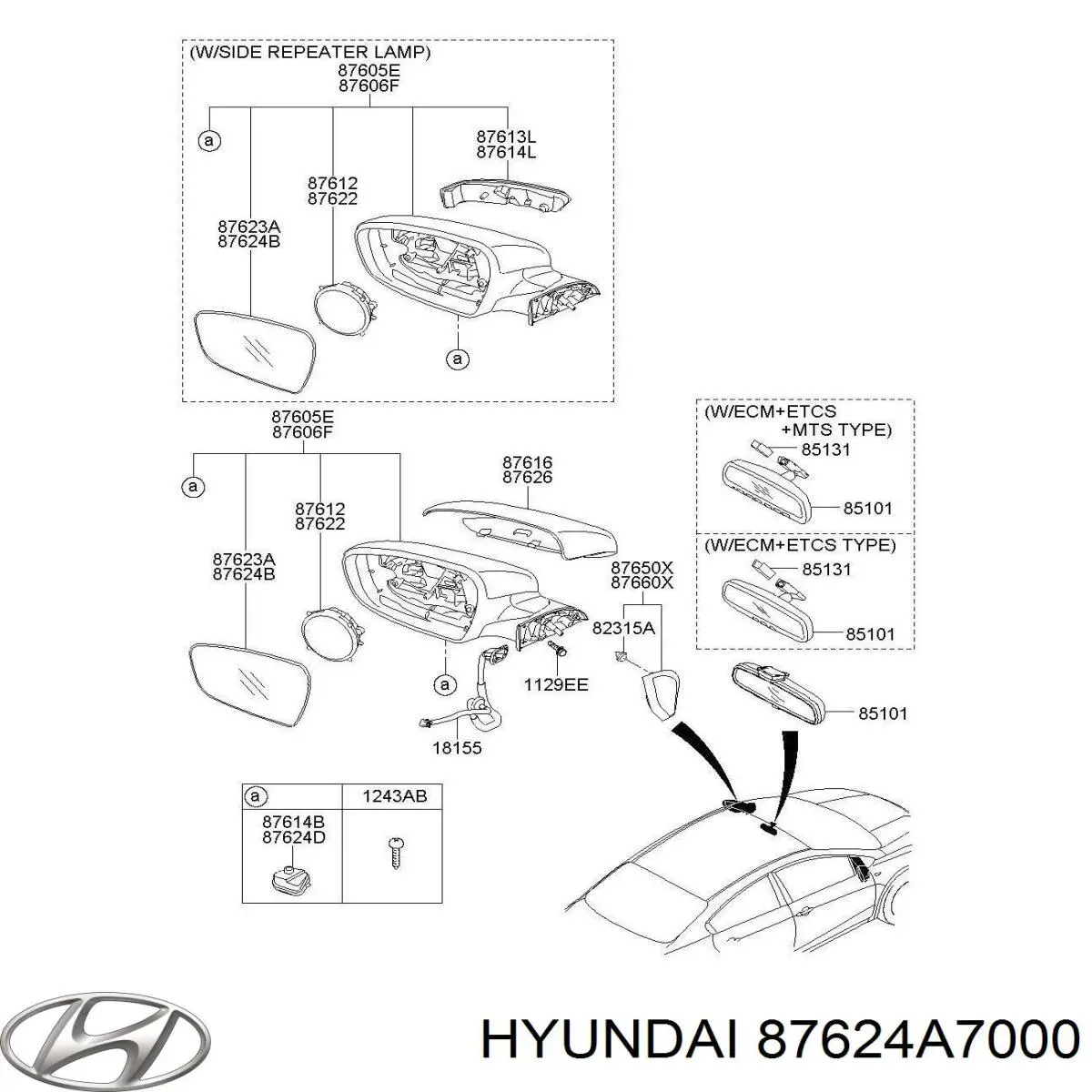Купити 87624A7000 Hyundai/Kia 