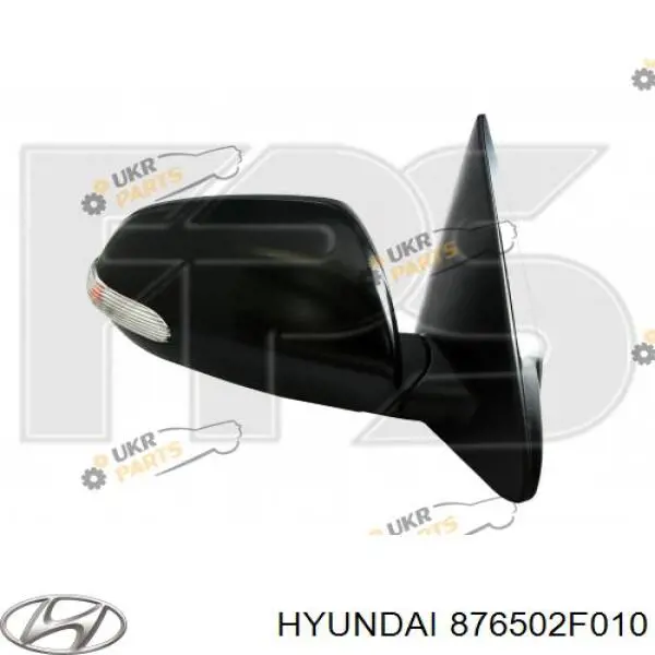 Купити 876502F010 Hyundai/Kia Бічне дзеркало заднього виду ліве