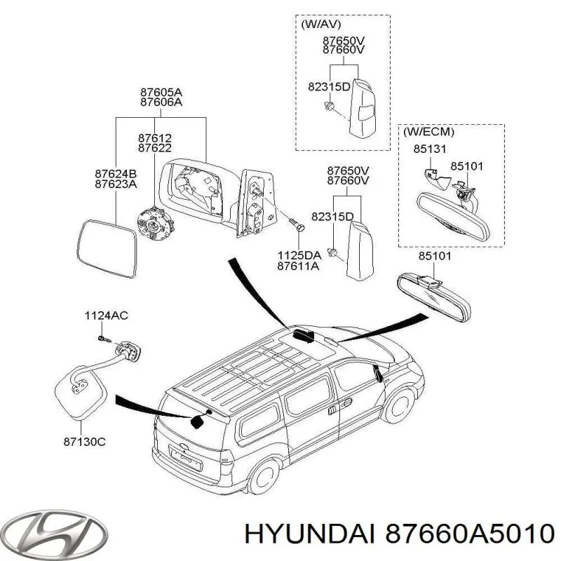  87660A5010 Hyundai/Kia