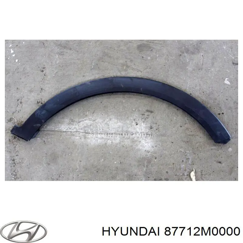 Молдинг арки крила переднього, правий Hyundai/Kia 87712M0000 ціна, від 18.85 USD