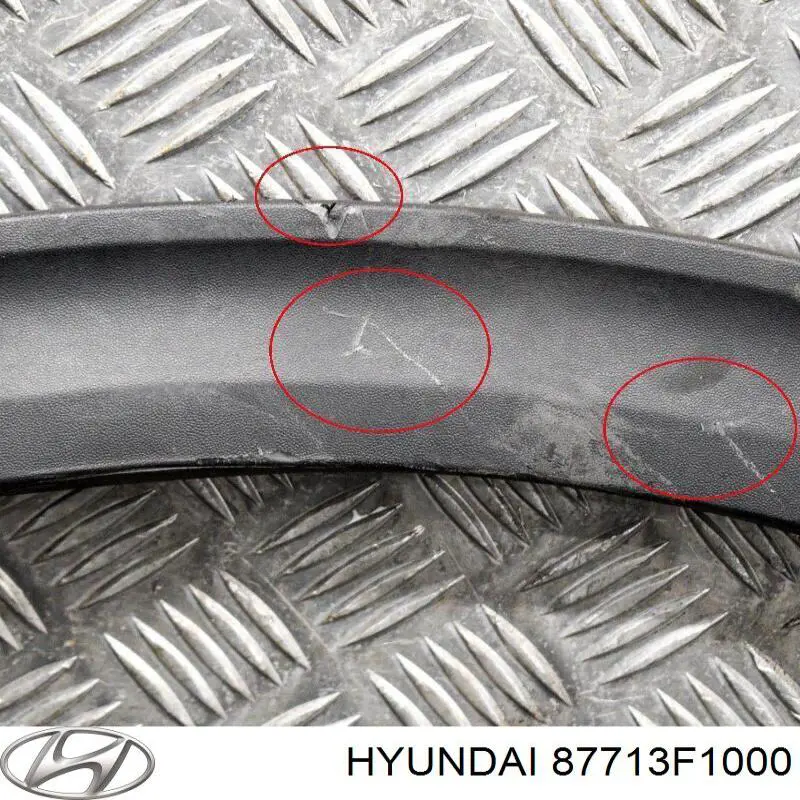 87713F1000 Hyundai/Kia Розширювач/накладка арки переднього крила, лівий
