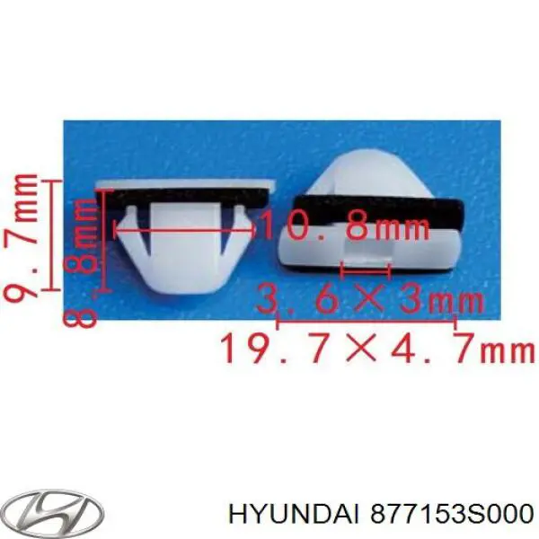  Hyundai/Kia 877153S000 ціна, від 3.43 USD