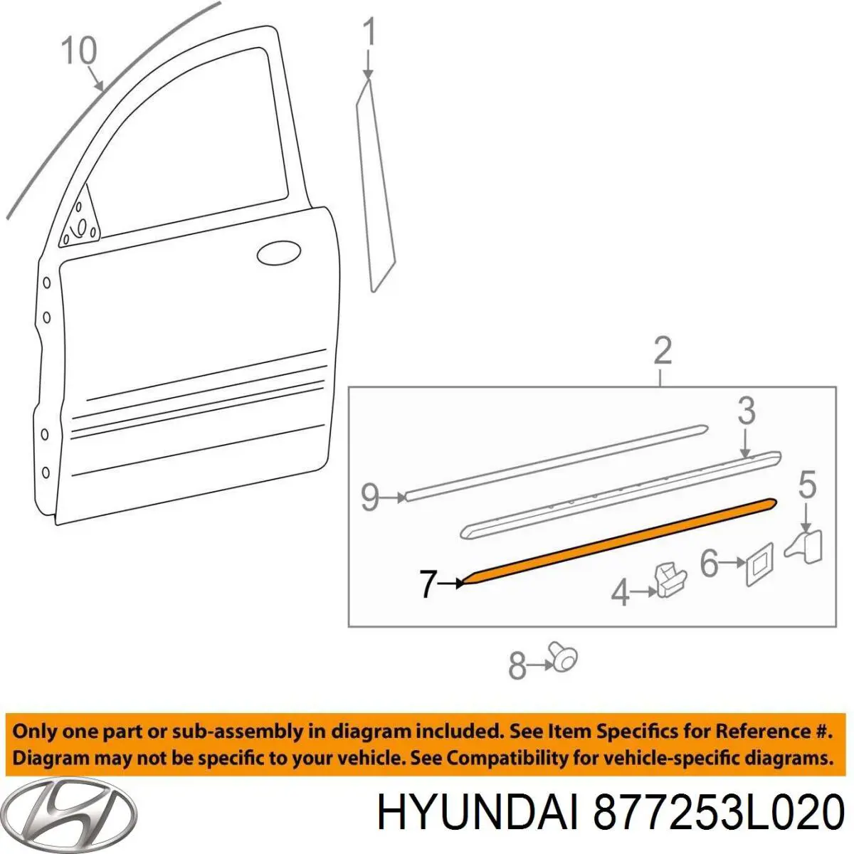  Hyundai/Kia 877253L020 ціна, від 10.15 USD