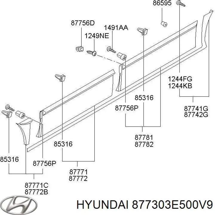  877303E500V9 Hyundai/Kia