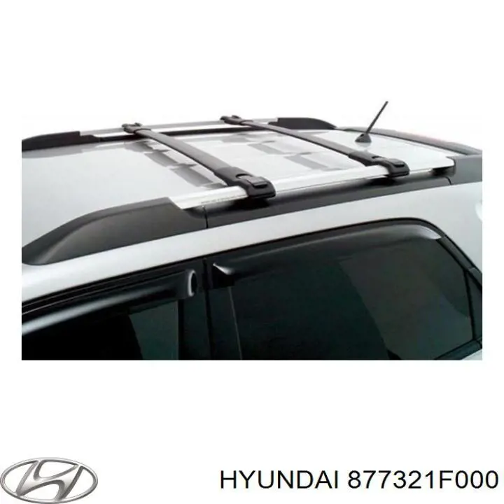 877321F000 Hyundai/Kia молдинг задніх правих дверей
