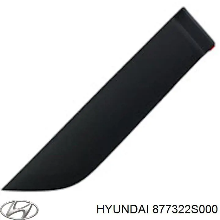 877322S000 Hyundai/Kia накладка задньої правої двері