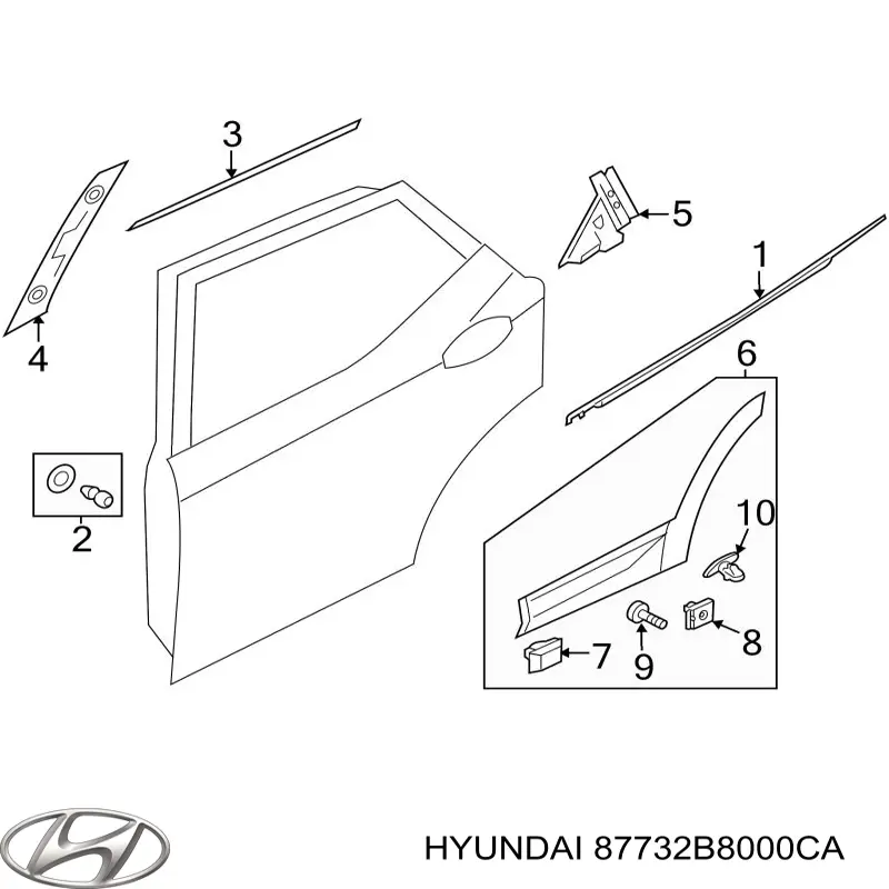 Купити 87732B8000CA Hyundai/Kia 