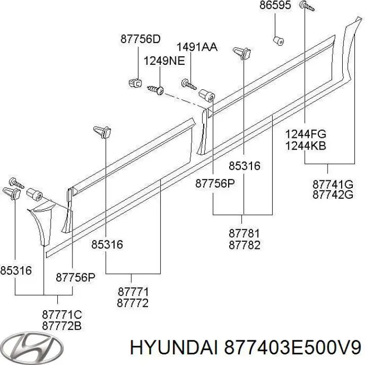  877403E500V9 Hyundai/Kia