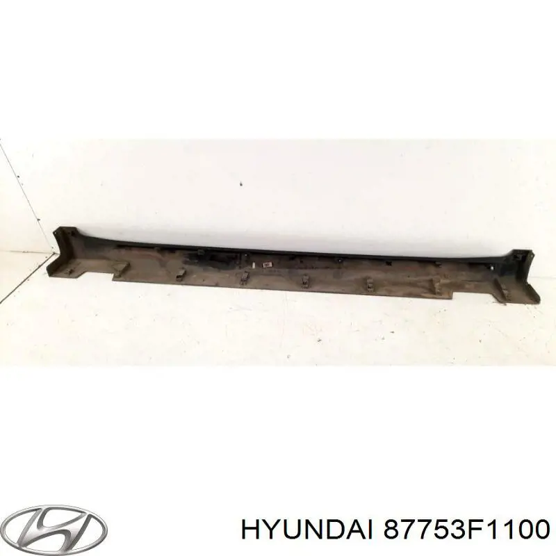 Накладка зовнішня (молдинг) порога, лівий Hyundai/Kia 87753F1100 ціна, від 25.14 USD