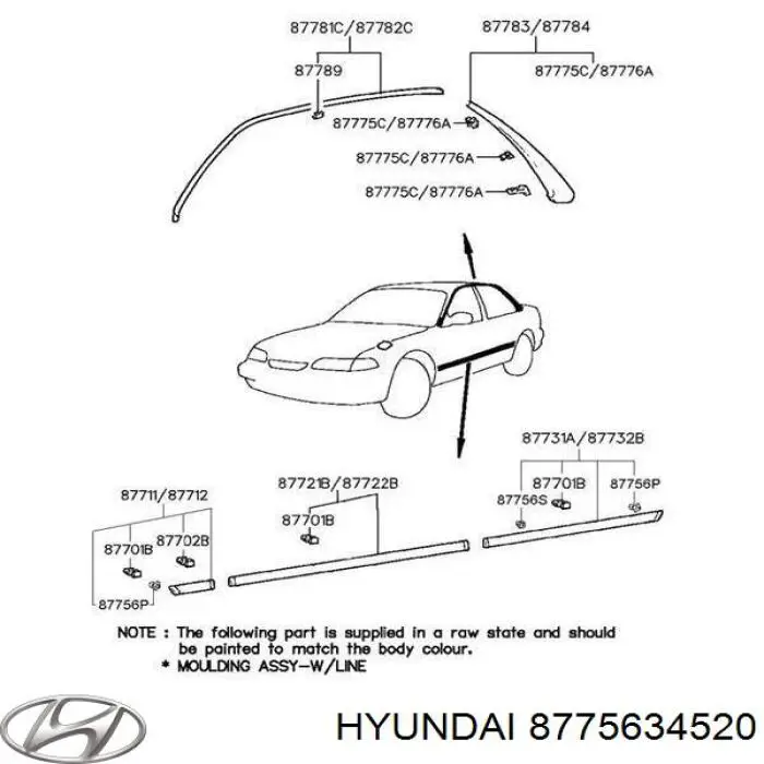  Hyundai/Kia 8775634520 ціна, від 0.26 USD