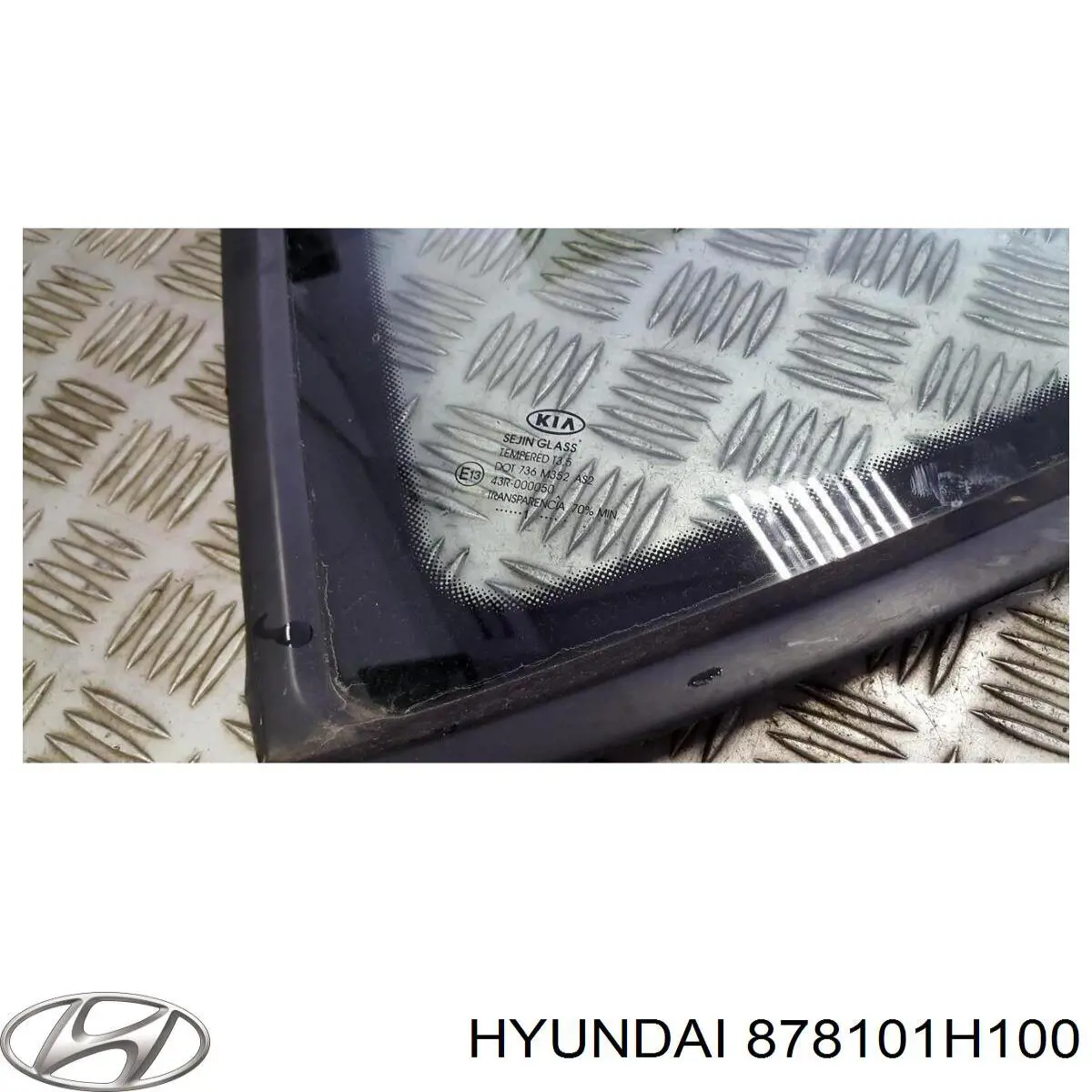 878101H100 Hyundai/Kia Скло багажного відсіку, ліве