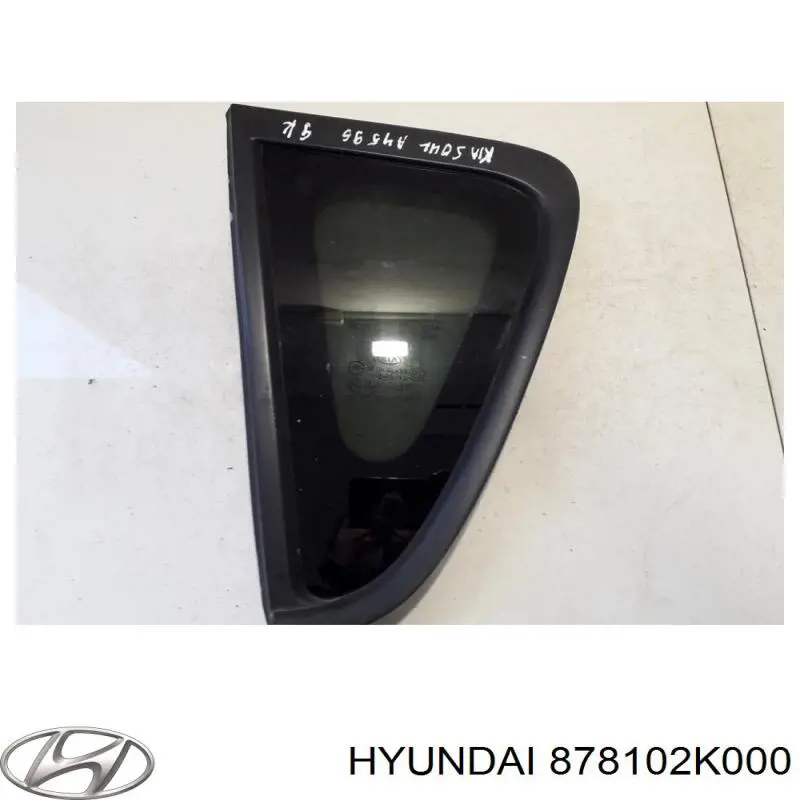 Скло-кватирка двері, задній, лівою Hyundai/Kia 878102K000 ціна, від 41.80 USD