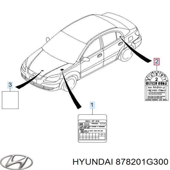 Купити 878201G300 Hyundai/Kia Скло багажного відсіку, праве