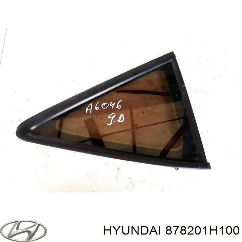878201H100 Hyundai/Kia Стукло багажника, праве