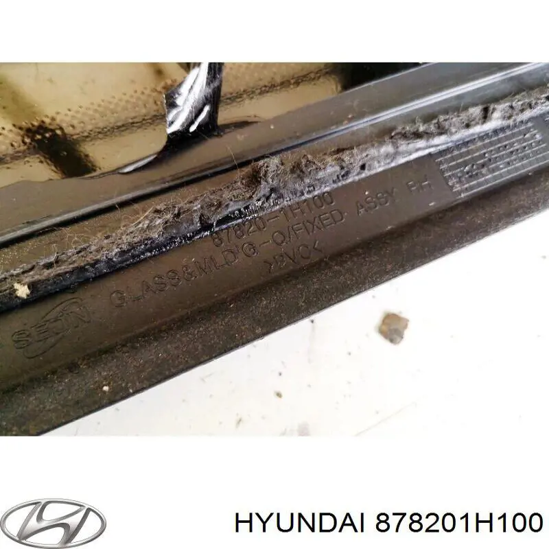 Скло багажного відсіку, праве Hyundai/Kia 878201H100 ціна, від 11.54 USD