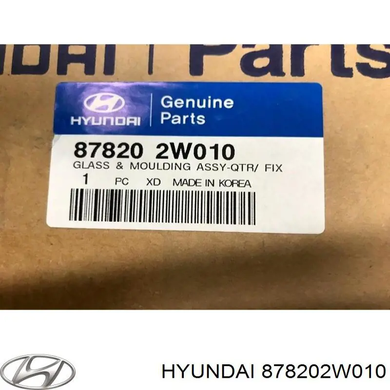 878202W010 Hyundai/Kia Скло кузова/багажного відсіку, праве