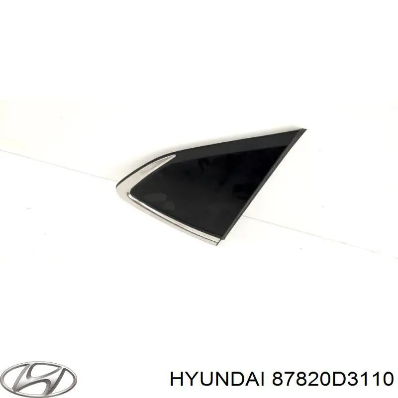 87820D3110 Hyundai/Kia Стукло багажника, праве