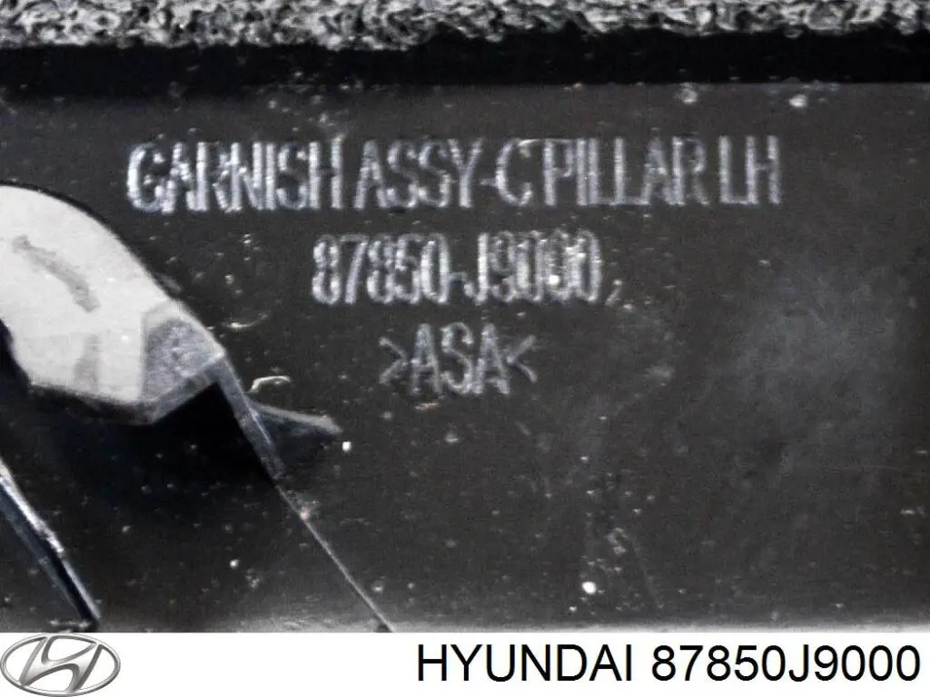 87850J9000 Hyundai/Kia Молдинг заднього лівого крила