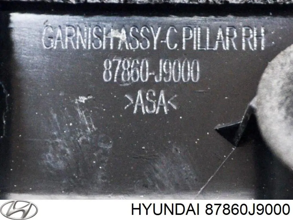 Купити 87860J9000 Hyundai/Kia Молдинг заднього правого крила