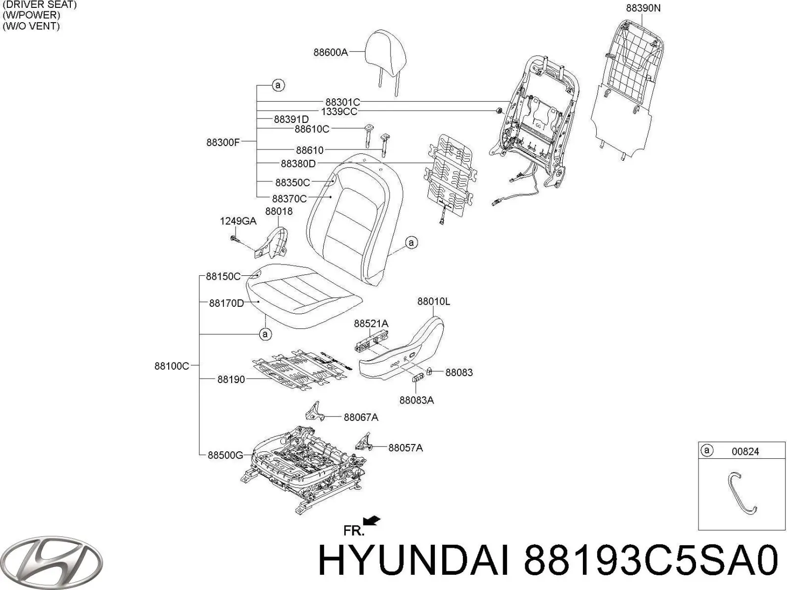  Hyundai/Kia 88193C5SA0 ціна, від  USD