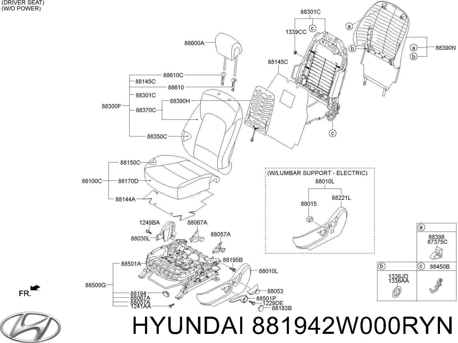  881942W000RYN Hyundai/Kia