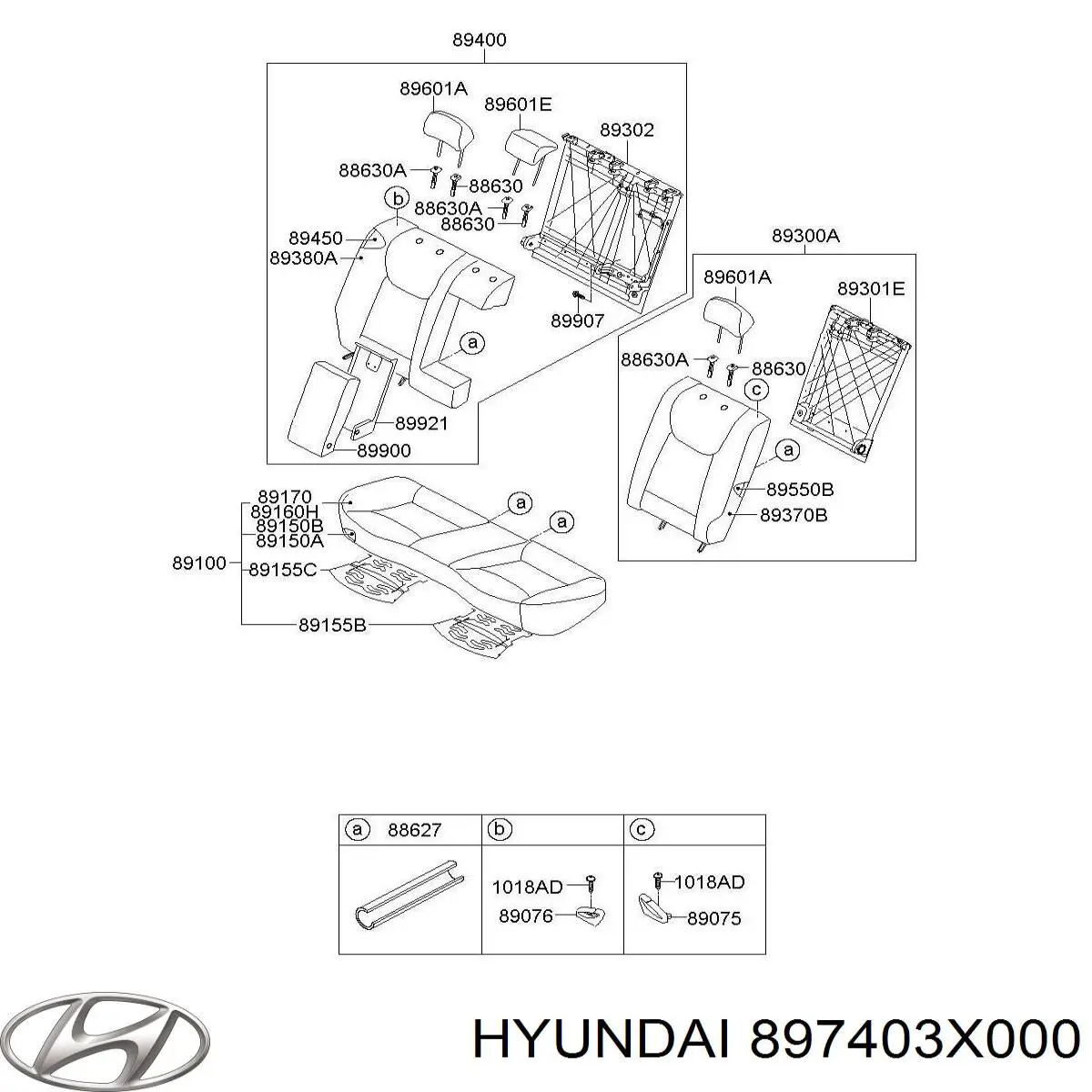  Hyundai/Kia 897403X000 ціна, від 5.70 USD
