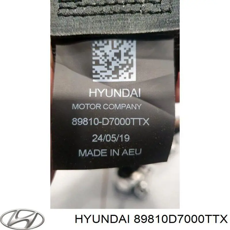 Пасок безпеки задній лівий Hyundai/Kia 89810D7000TTX ціна, від 169.89 USD