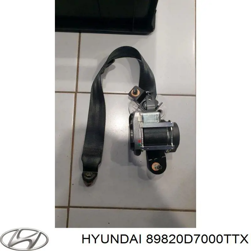 89820D7000TTX Hyundai/Kia Пасок безпеки задній правий