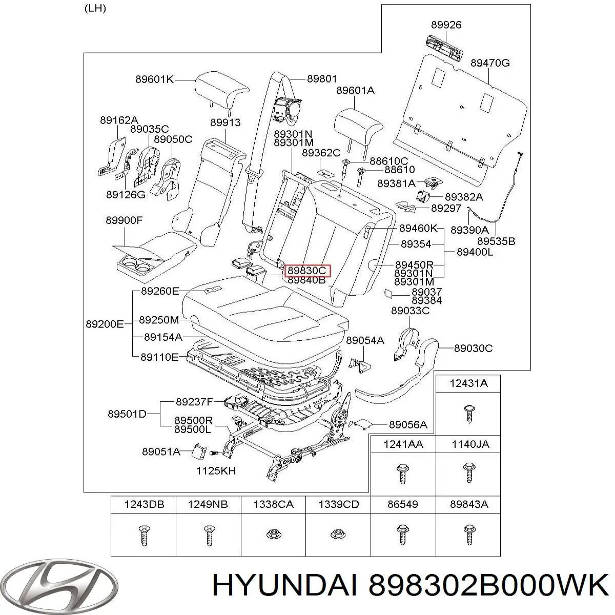 Купити 898302B000WK Hyundai/Kia 