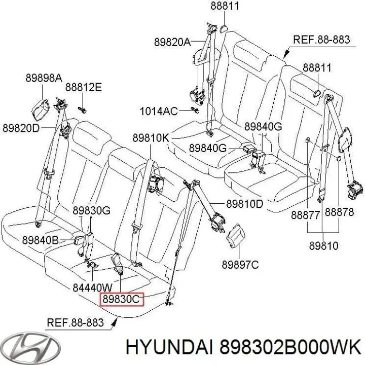 898302B000WK Hyundai/Kia 
