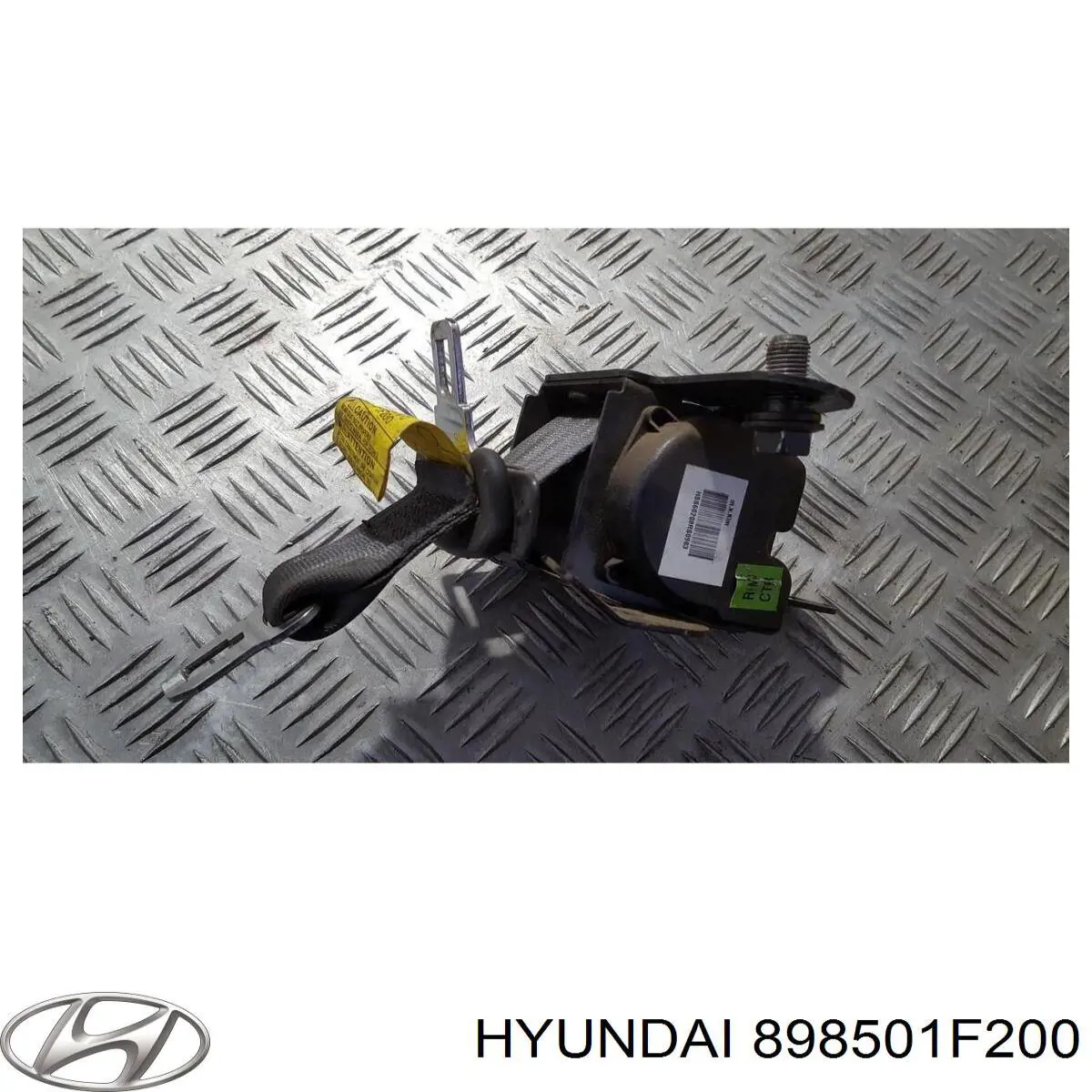 Купити 898501F200 Hyundai/Kia Пасок безпеки задній центральний
