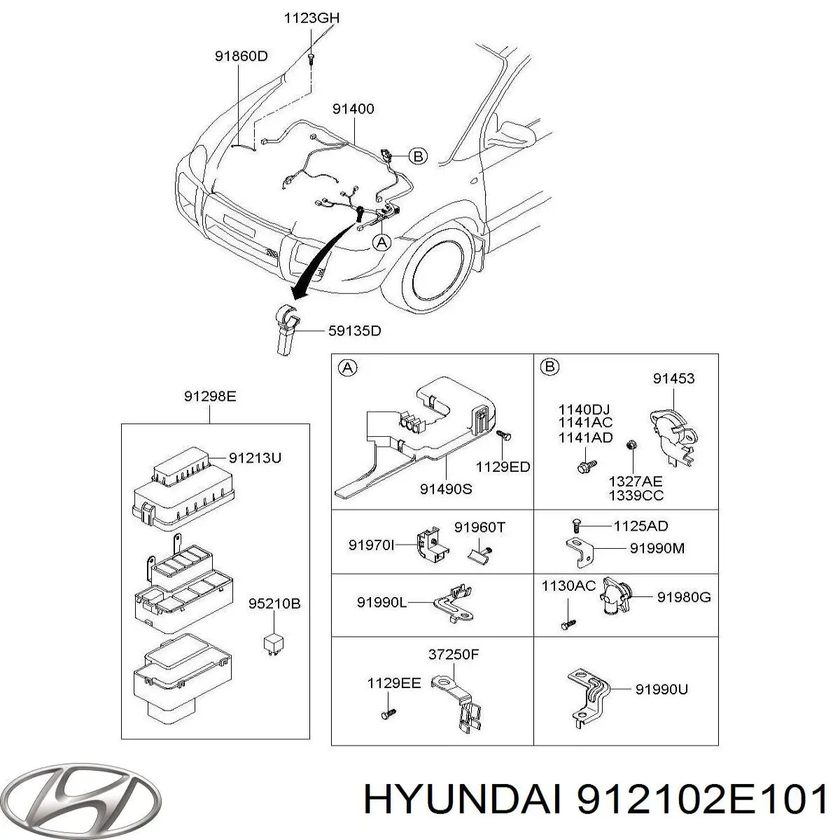  Hyundai/Kia 912102E101 ціна, від 3.80 USD