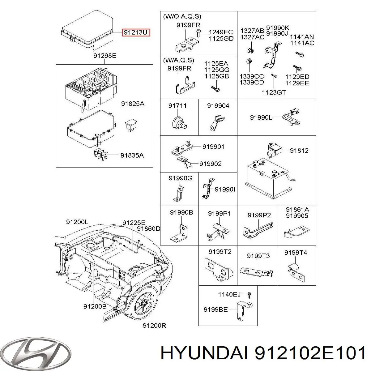 912102E101 Hyundai/Kia 