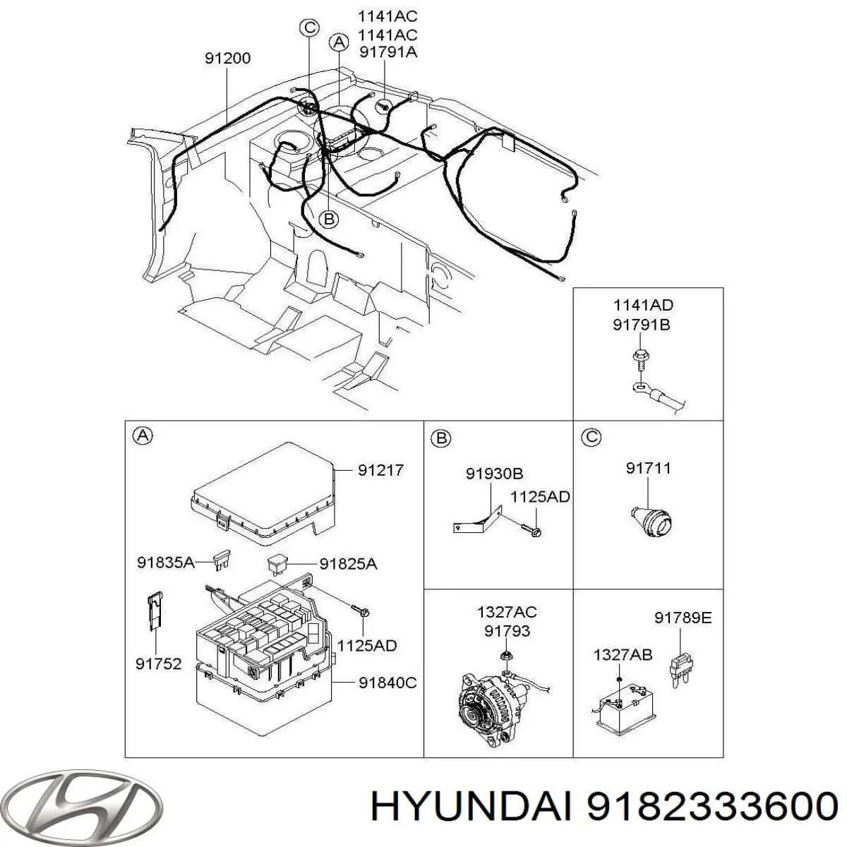 Купити 9182333600 Hyundai/Kia Запобіжник