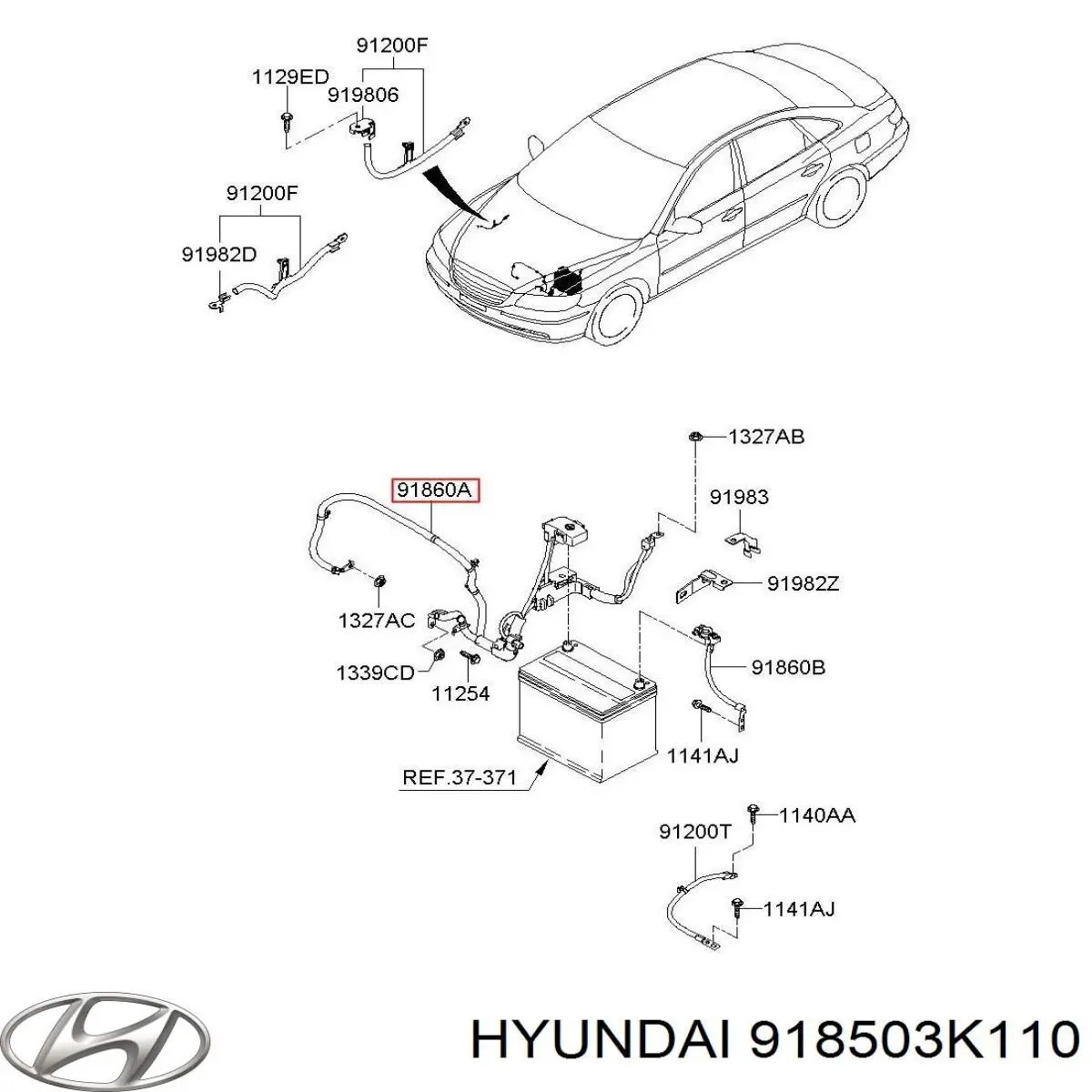  Hyundai/Kia 918503K110 ціна, від  USD
