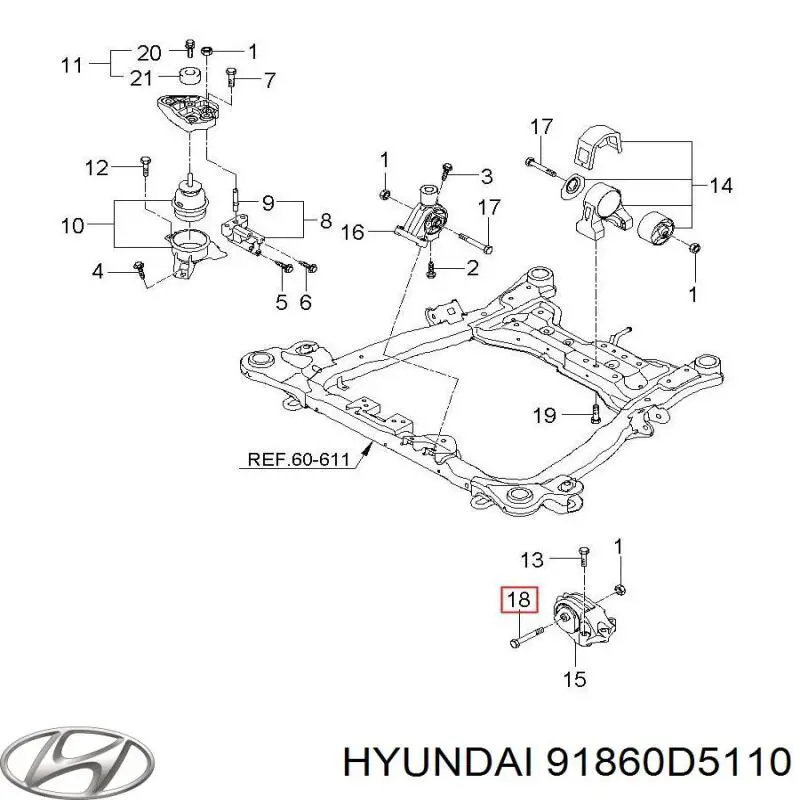  91860D5110 Hyundai/Kia