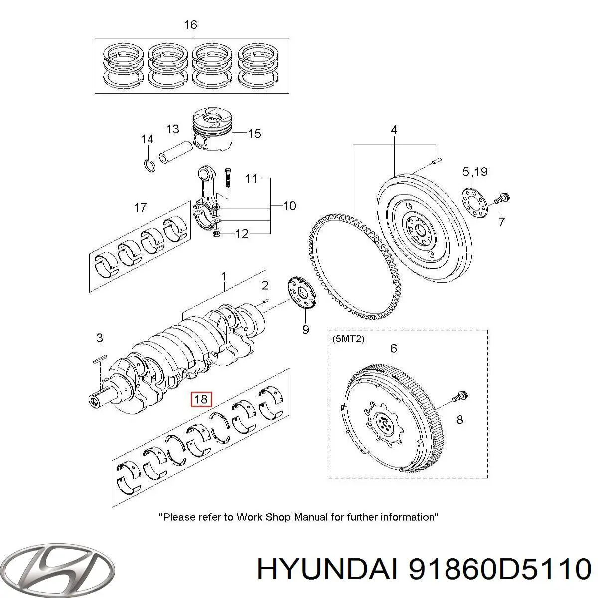 91860D5110 Hyundai/Kia 